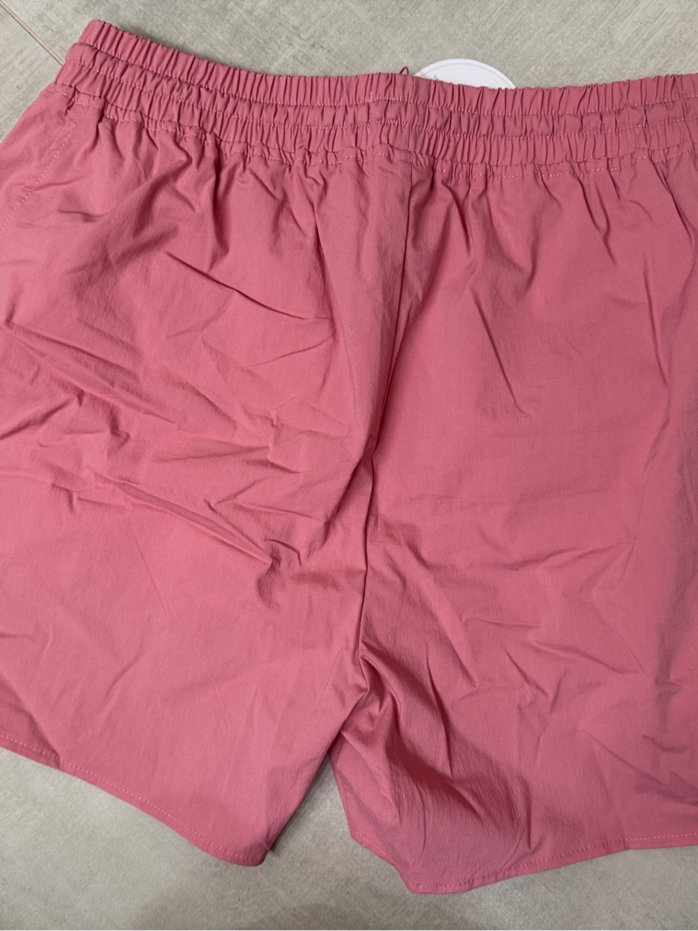 SweetHoney Women's Drawstring Pink Athletic Shorts - Picture 2 of 2